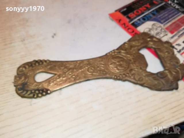 ГОЛЯМА ОТВАРАЧКА МЕД МЕСИНГ БРОНЗ 2808251302, снимка 4 - Антикварни и старинни предмети - 51521897