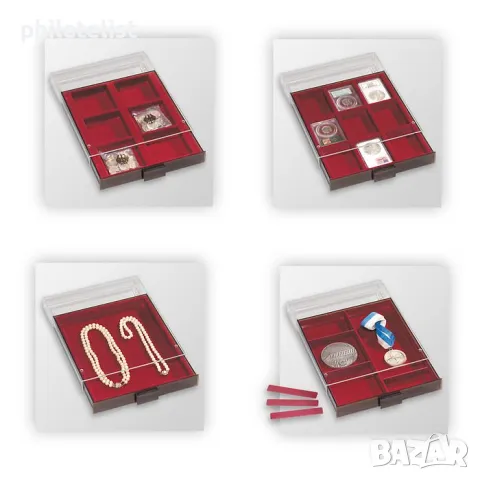 Leuchtturm MBXL6 кутия за бижута с шест отделения, снимка 3 - Нумизматика и бонистика - 47828091