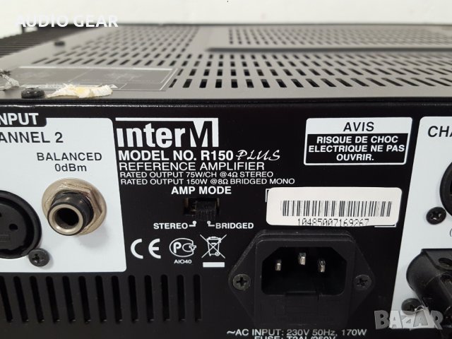INTER-M R150 PLUS POWER AMPLIFIRE, снимка 5 - Други - 42469922
