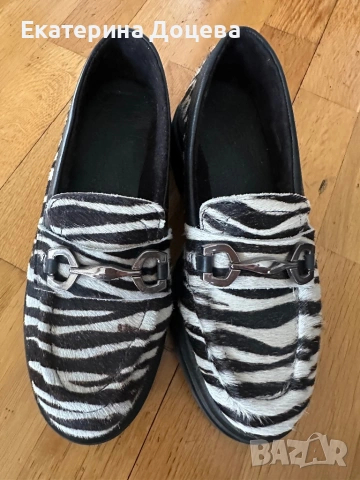 Обувки с косъм и пух отвътре