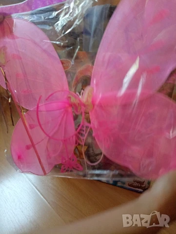 Крила на фея с диадема и вълшебна пръчка НОВИ!, снимка 5 - Други - 50748301