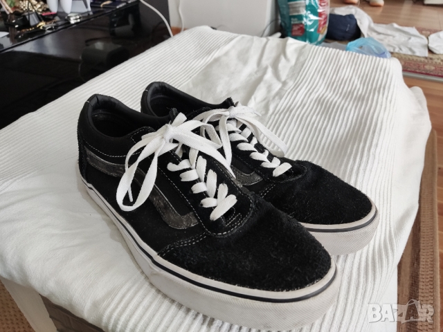 кожени кецове Vans Old Skool