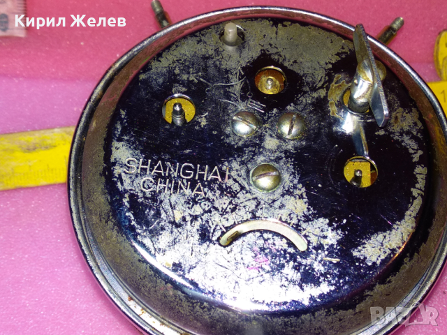 SHANGHAI CHINA Стар РЯДЪК КОЛЕКЦИОНЕРСКИ РЕТРО МЕХАНИЧЕН КИТАЙСКИ БУДИЛНИК ШАНХАЙ 28696, снимка 8 - Антикварни и старинни предмети - 44545936