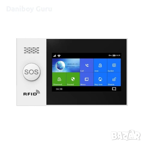 GSM + Wi Fi Безжична алармена система PG-107 Home охранителна PGST Tuya 2G  СОТ 