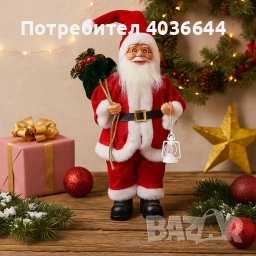 Фигурка Дядо Коледа в традиционно облекло, 30 см. SD28