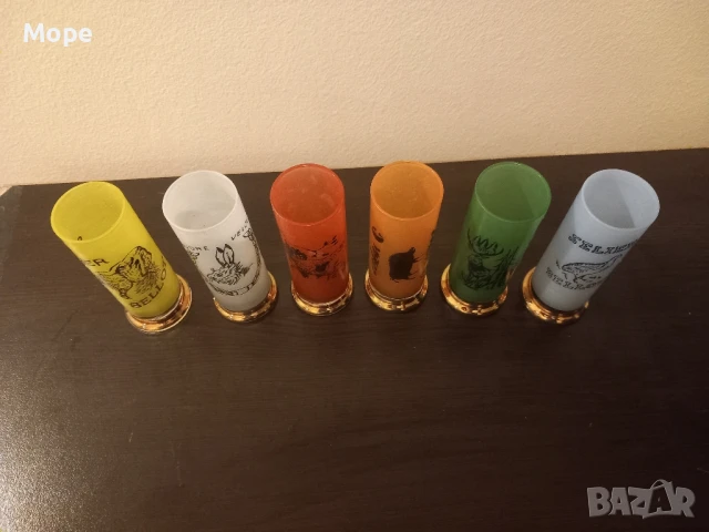 Стъклени ловни чаши патрон, снимка 5 - Чаши - 50813277