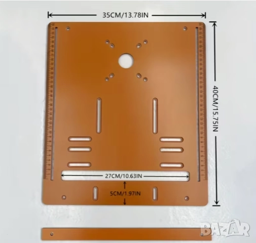 Комплект направляващи оси с основа, снимка 3 - Други инструменти - 52658186