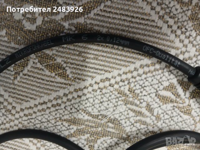 Микрофонен кабел XLR женски към 3.5 mm. (мъжки)., снимка 5 - Микрофони - 51076643