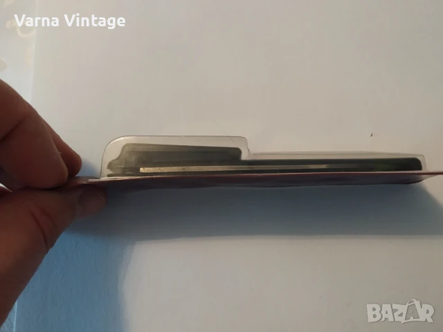 Колекционерски сгъваем нож П.Денев с реклама на Комбинат Електрон Варна ЗАПЕЧАТАН., снимка 3 - Колекции - 50694675