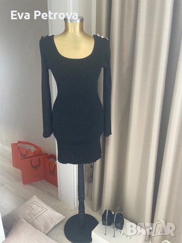 Дамска рокля по модел на Balmain S,M,L, снимка 2 - Рокли - 40381379