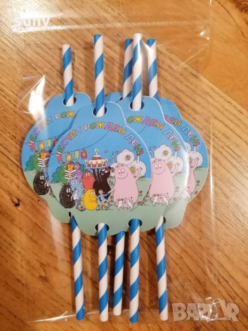 Еко парти сламки Барбароните, снимка 1