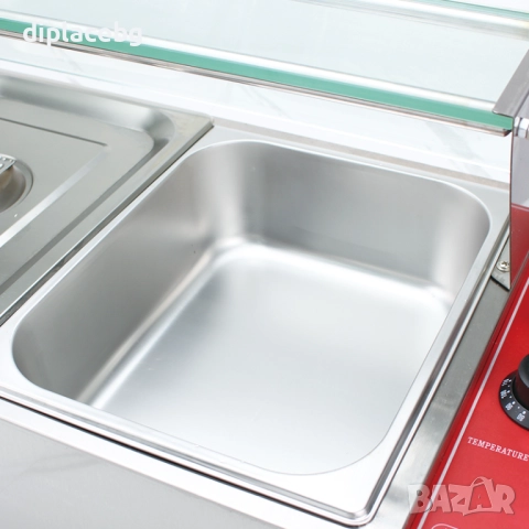 Бен Мари топла витрина 5-ца 4-ка 3-ка с водна баня чисто нови, снимка 5 - Обзавеждане за заведение - 51688219