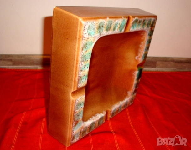 Голям ретро винтидж пепелник, снимка 7 - Антикварни и старинни предмети - 52802240