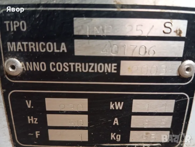 Професионална италианска тестомесачка , снимка 2 - Обзавеждане на кухня - 49621558