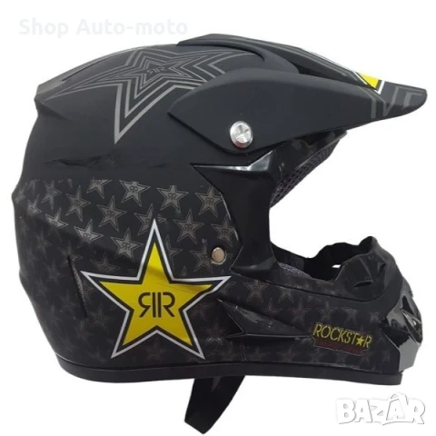 Каска за мотор Automat, Кросова, 0222, S и M размер, Черен, снимка 5 - Аксесоари и консумативи - 50577594