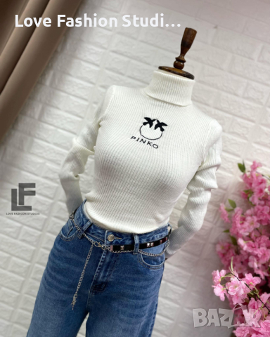 Пуловер LFS Birds White 8662, снимка 2 - Блузи с дълъг ръкав и пуловери - 44509505