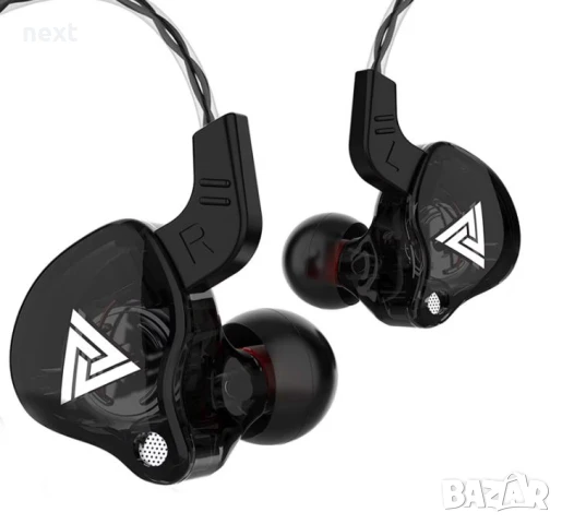 Слушалки QKZ AK6 / QKZ DMX BLACK нови, снимка 3 - Слушалки и портативни колонки - 50807960