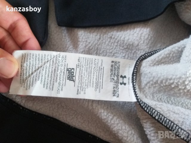 Under Armour Mens AF ICON 1/4 ZIP PO Fleece Top - страхотно мъжко горнище ХЛ, снимка 10 - Спортни дрехи, екипи - 41424382