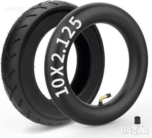  Външни и вътрешни гуми за електрически скутер, ховърборд (10 x 2.125)