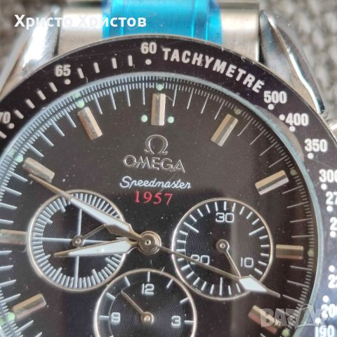Мъжки луксозен часовник Omega Speedmaster  Professional 1957 by NASA, снимка 2 - Мъжки - 36929293