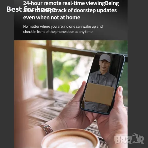 Видео WiFi шпионка IMODIX S50 WiFi, Tuya с подарък SD карта, снимка 8 - Комплекти за видеонаблюдение - 48550979