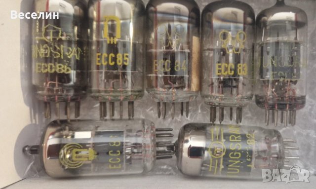 Електронна лампа ECC81,ECC82,ECC83,ECC84,ECC85,ECC86