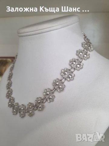 Vintage красиво сребърно колие , снимка 5 - Колиета, медальони, синджири - 42013660