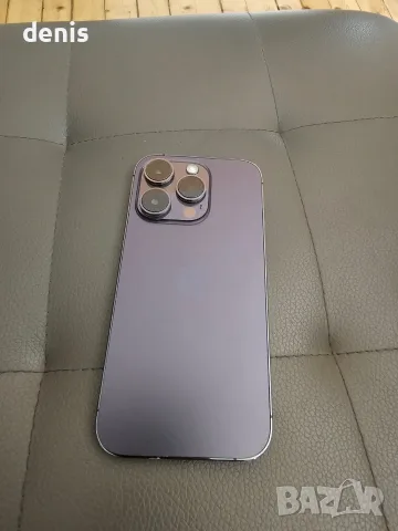 iPhone 14 Pro 128GB Deep Purple (Тъмно лилав) – Отлично състояние, снимка 3 - Apple iPhone - 56107927