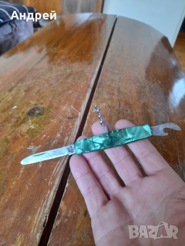 Стар джобен нож,ножче,ножка #180, снимка 4 - Други ценни предмети - 53606376