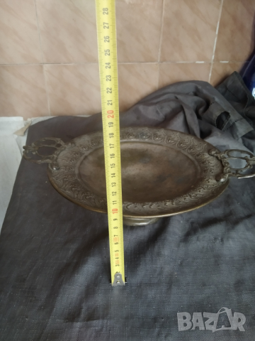 посребрена стара купа фруктиера арт нуво, снимка 4 - Други ценни предмети - 36480925