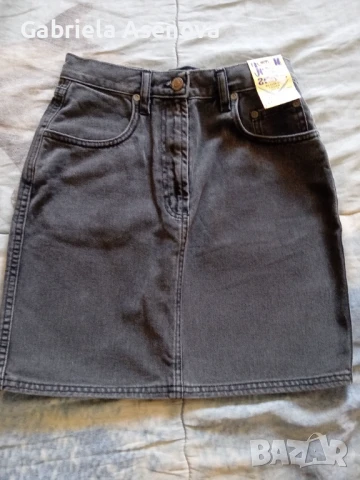 Нова дънкова пола, снимка 5 - Поли - 50745168