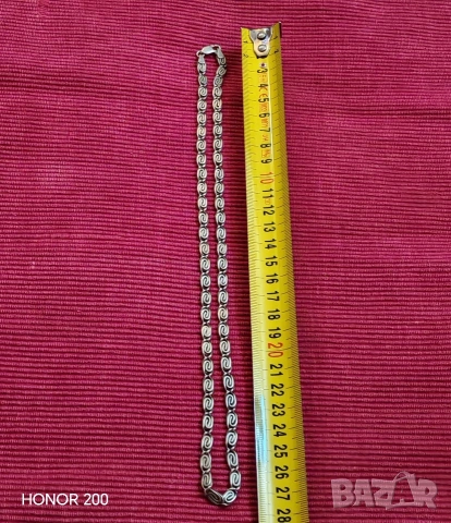 Сребърен ланец, синджир Италия. , снимка 6 - Колиета, медальони, синджири - 53667616