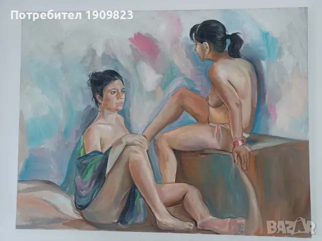 Огромна маслена картина , снимка 1