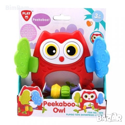 Дрънкалка Бухалче Peekaboo