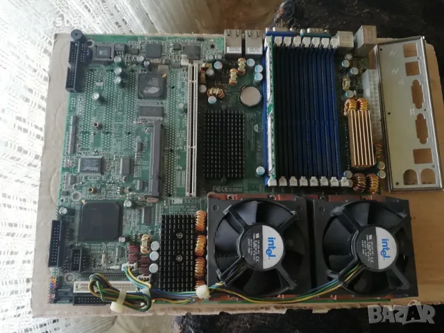 Дънна платка TYAN S5350 Dual Socket 604 CPU+FAN, снимка 4 - Дънни платки - 47840453