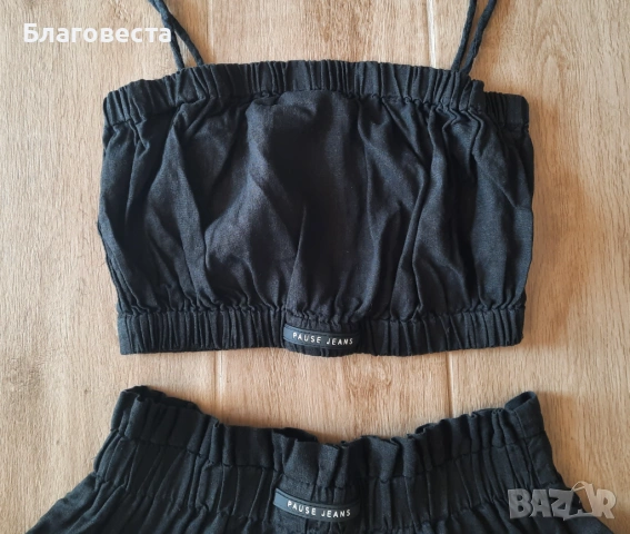 Сет: пола-панталон и топ на Pause Jeans , снимка 3 - Комплекти - 53734814