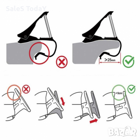 Поставка за телефон, за табло, стойка GSM тип щипка, снимка 4 - Аксесоари и консумативи - 36465491