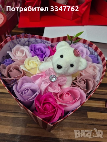 Сапунени рози , снимка 14 - Изкуствени цветя - 53458919