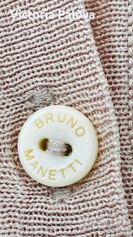 Лукс BRUNO MANETTI  Италия жилетка коприна ( 70%) и памук, снимка 7 - Жилетки - 49792271