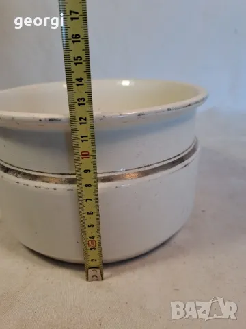 холандско порцеланово гърне със златен кант 6/2, снимка 5 - Антикварни и старинни предмети - 49289691