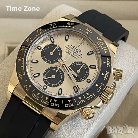 Rolex Cosmograph Daytona 40mm Yellow Gold Champagne Dial Ceramic Automatic Различни Варианти, снимка 3 - Мъжки - 48184171