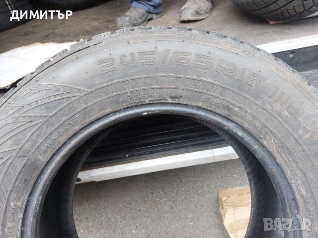2бр.зимни NOKIAN 245/65/17 111H DOT 3821, снимка 6 - Гуми и джанти - 41036573