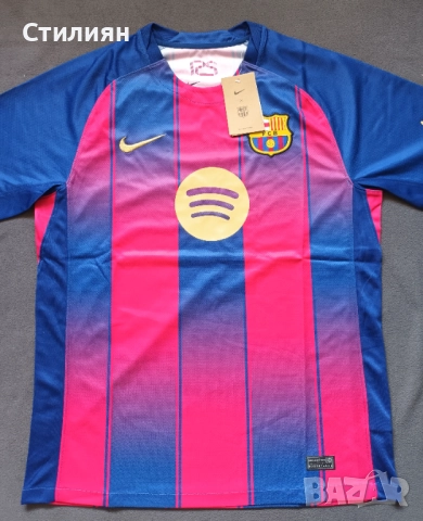Футболна тениска Барселона за сезон 2025/26 от Найк, снимка 2 - Футбол - 51836830