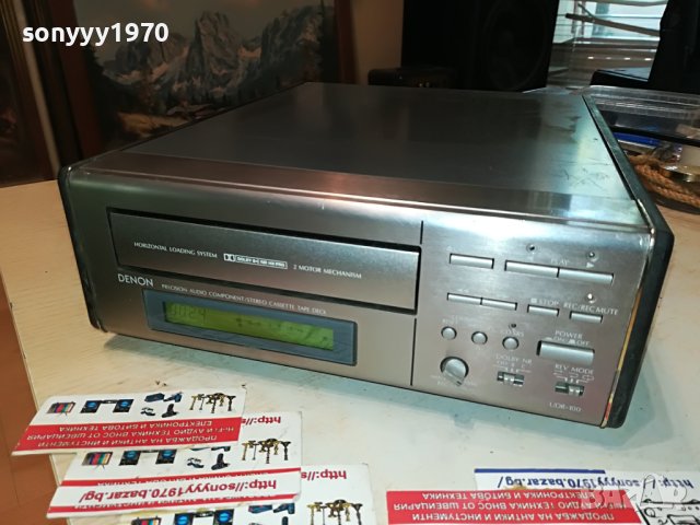 DENON UDR-100 REVERSE 2 MOTOR DECK 220V-MADE IN JAPAN-ВНОС SWISS 3105231255, снимка 3 - Декове - 40884269