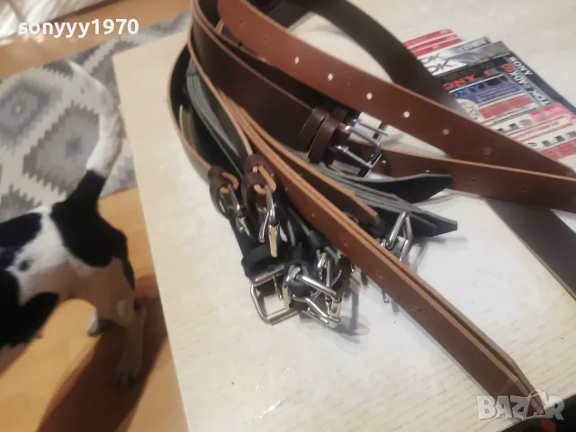 КОЛАН ОТ ЕСТЕСТВЕНА КОЖА КАФЯВ ИЛИ ЧЕРЕН 154СМ 1409261720, снимка 4 - Колани - 56072990
