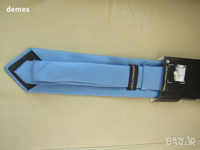 Луксозна светло синя вратовръзка, нова, снимка 5 - Други - 50225809