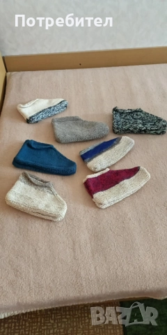 Вълнени и памучни терлици и чорапи, снимка 9 - Дамски чорапи - 51763537