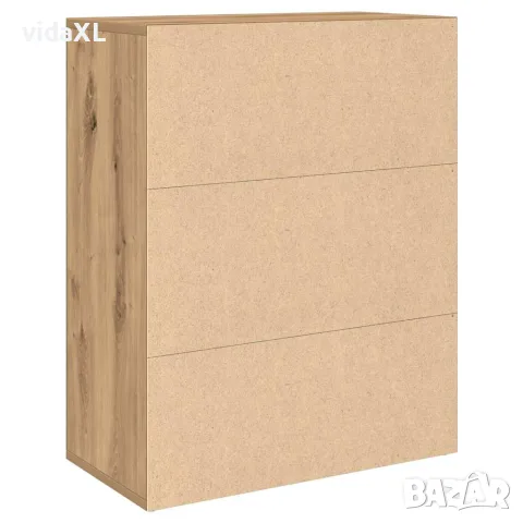 vidaXL Сайдборд, дъб артизан, 60x30x75 см, инженерно дърво, снимка 4 - Бюфети - 56148238