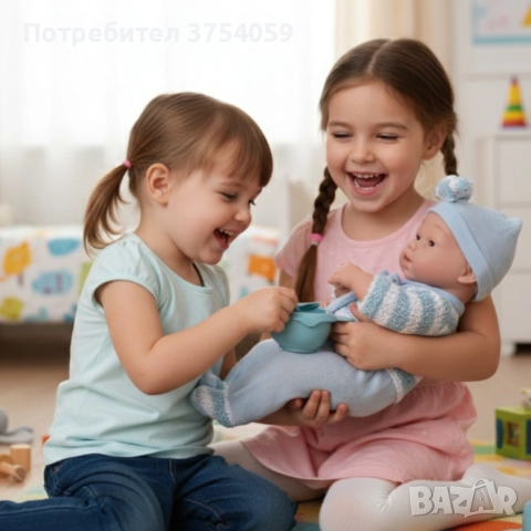 Реалистично бебе с аксесоари - 39см, снимка 3 - Кукли - 52348667