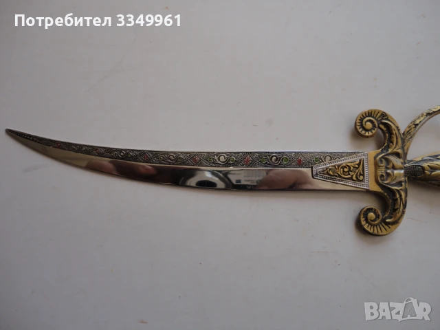 Кама кинжал с кания емайл , снимка 3 - Антикварни и старинни предмети - 51281750